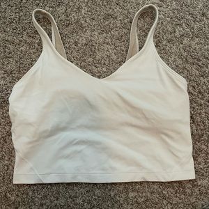 LULULEMON White Align tank, size 8, VGUC